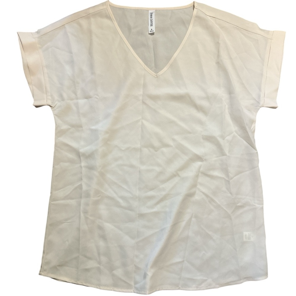 Zenana Outfitters Short Sleeve Chiffon Blouse